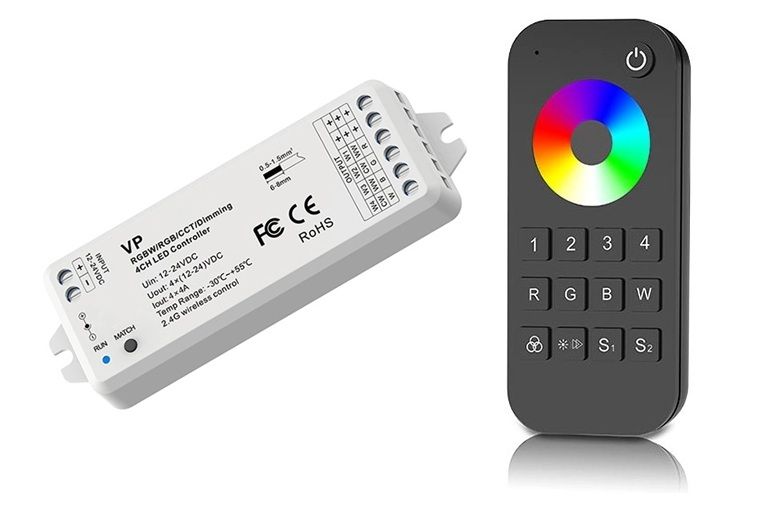RGB(W)-CCT dimmer + remote
