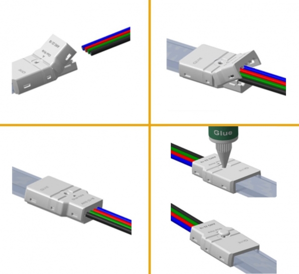 HoL RGB LED strips waterdicht IP65