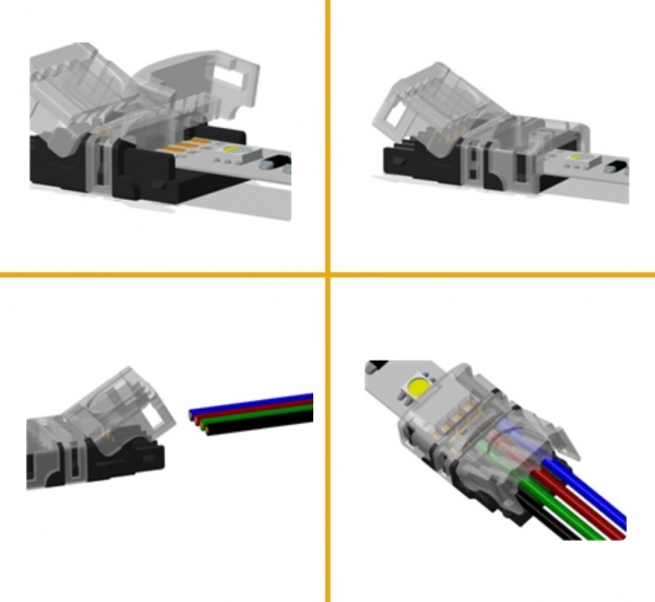 HoL RGB + W LED strips IP20